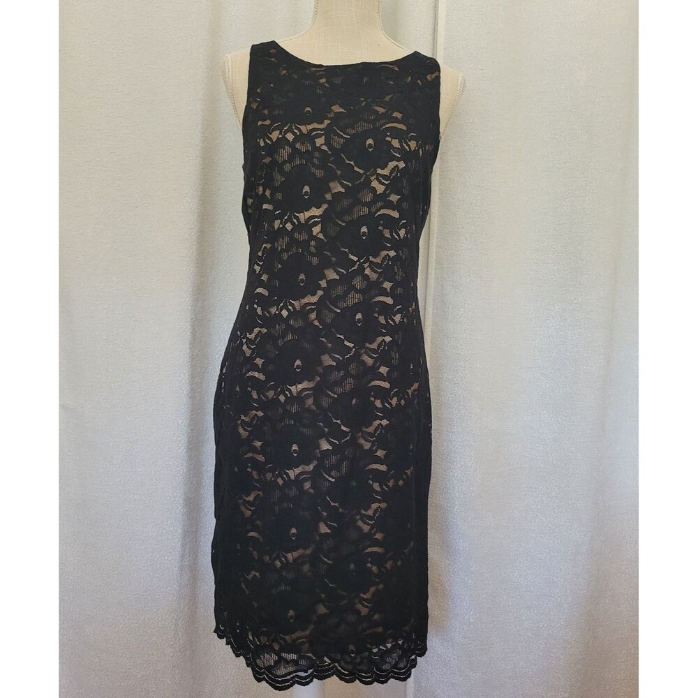 New York & Company Black Lace Dress